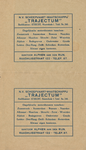 716366 Vervoerdocument voor de binnen-beurtvaart, niet ingevuld, van “Trajectum”, N.V. Scheepvaart-maatschappij, ...